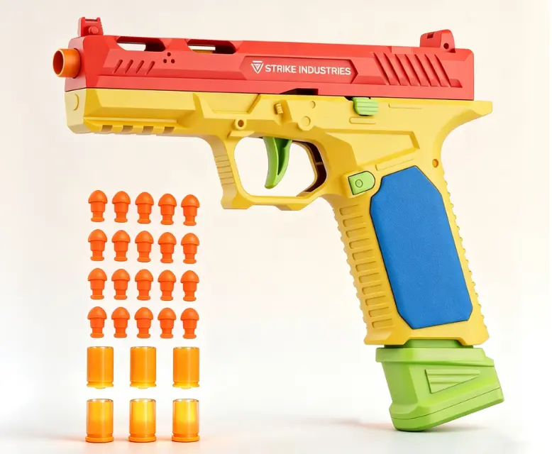 Unisex Plastic Collectible Mini Blaster Toy Set - Kidvibe/Strike Multiplayer Outdoor Sports Strategy Game Kit, Interactive Battle Gift for Kids Ages 8-10, Birthdays & Holidays
