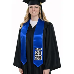 Royal Blue "Class of 2025/2026" Graduation Stole