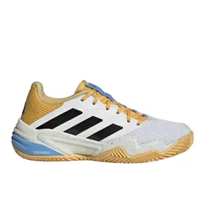 adidas Womens Barricade 13 Clay Tennis Sneakers Shoes - White