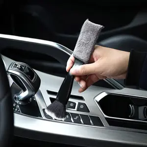 Car Air Outlet Cleaning Brush, Double-ended Car Air Outlet Cleaning Brush, Car Interior Detail Brush, Car Maintenance Tool, Car Detailing Brush