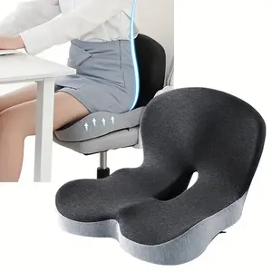 Memory Foam Cushion, Ergonomic Back Cushion, Four Seasons Universal Slow Rebound, Office Lumbar Protection Backrest, One Sedentary, Anti-hemorrhoids Buttock Cushion, Suitable For Multi-scene [Father Day Gift]