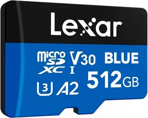 Lexar 256GB microSDXC Memory Card (2-Pack), Up to 160MB/s Read Speed, UHS-I Flash Storage, High-Speed Performance, Compatible with Smartphones, Cameras, Tablets & Drones
