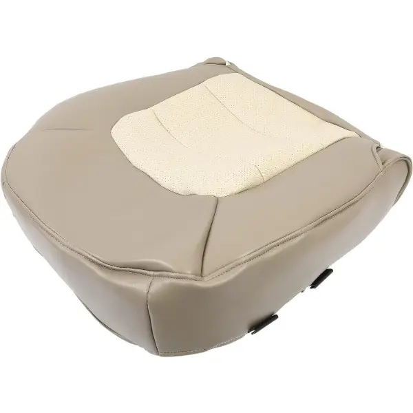 Beige Driver Side Seat Bottom Cover Compatible with 2003-2006 Ford Expedition Eddie Bauer 4x4 2WD Vinyl Artificial Leather Seat Cushion Replacement