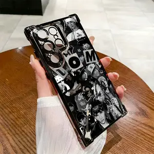 Phone Case - Phone Case Featuring Tom Bill Kaulitz from Tokio Hotel, Compatible with for Samsung Galaxy S25, S24, S23, S22, S21, S20 FE Ultra Plus Edge, Designed to Be Anti-Fall with a Transparent Soft Back Cover