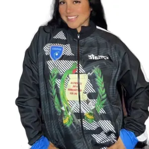 Guatemala 502 Men’s and Women’s Track Jacket with Team Crest and Zipper Closure