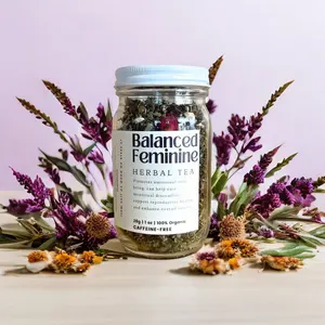 Balanced Feminine Organic Loose Leaf Herbal Tea | For Wellness & Beverage Enthusiasts