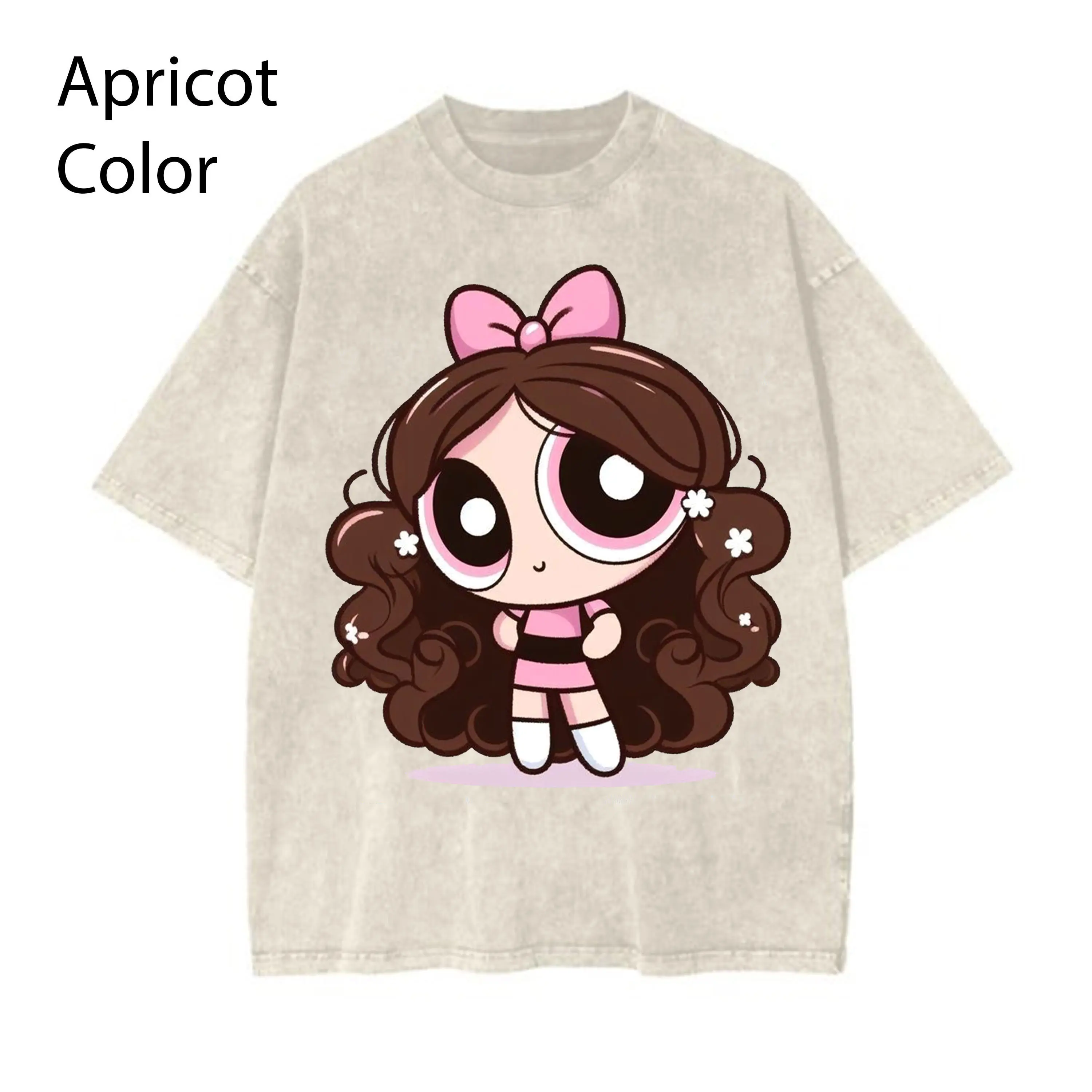 #Powerpuf Cute Kawaii Girl with Pink Bow Graphic T-Shirt, Y2K #Powerpuf Fitness, Workout Shirt, Trending 2025, Weightlifters, Bodybuilding Shirt, Pump Cover Gym Tee for Men Women, Youth & Adult