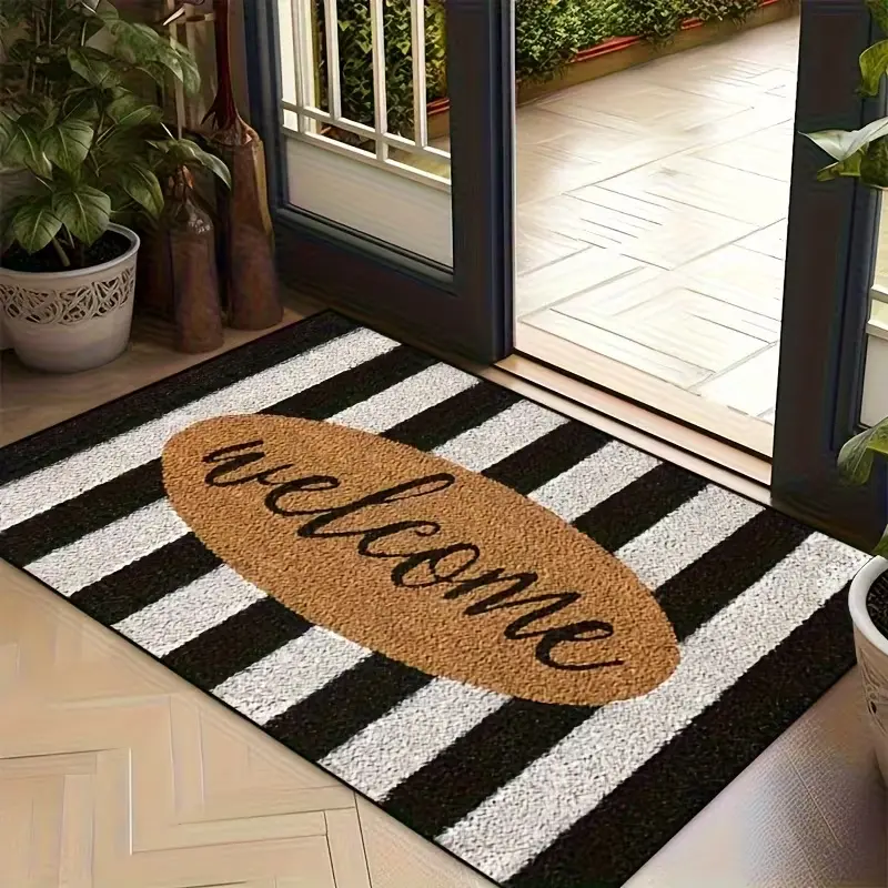 Summerwins Plaid Checkered Area Rug - Soft, Durable, Easy-to-Clean, Machine-Washable Home Decor Mat for Living Rooms, Bedrooms