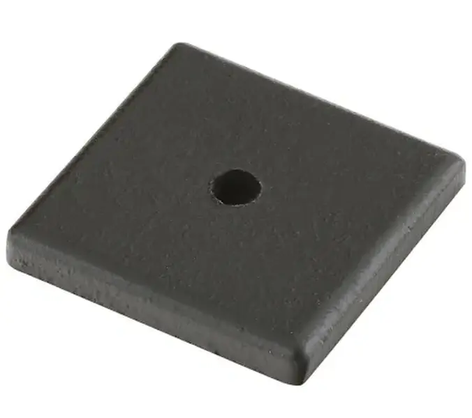 Emtek Sandcast Bronze Square BackPlate For Knob
