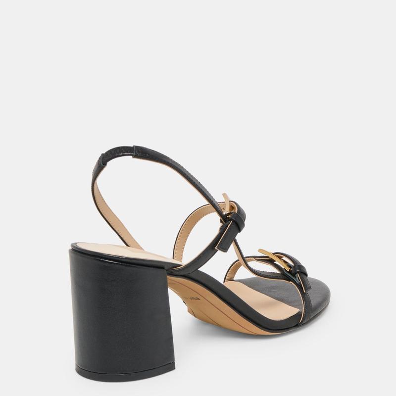 Dolce Vita FAYE HEELS BLACK LEATHER