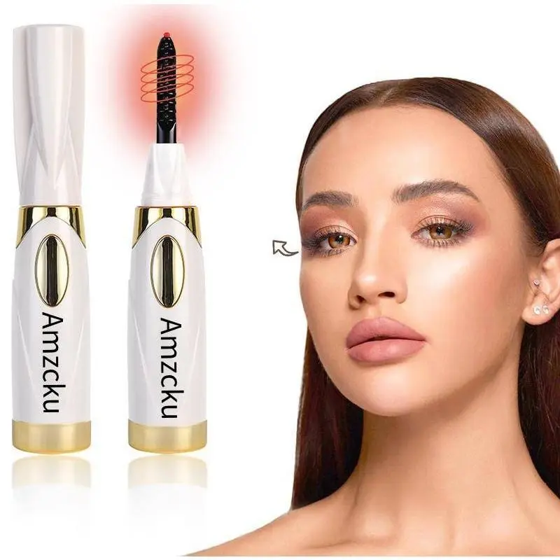 Heated Eyelash Curlers Electric Eyelash Curler with LED Display, 2 Temperature Modes Anti-Burn USB Rechargeable Natural Curling 24H Long Lasting for Women Makeup Tools Gifts