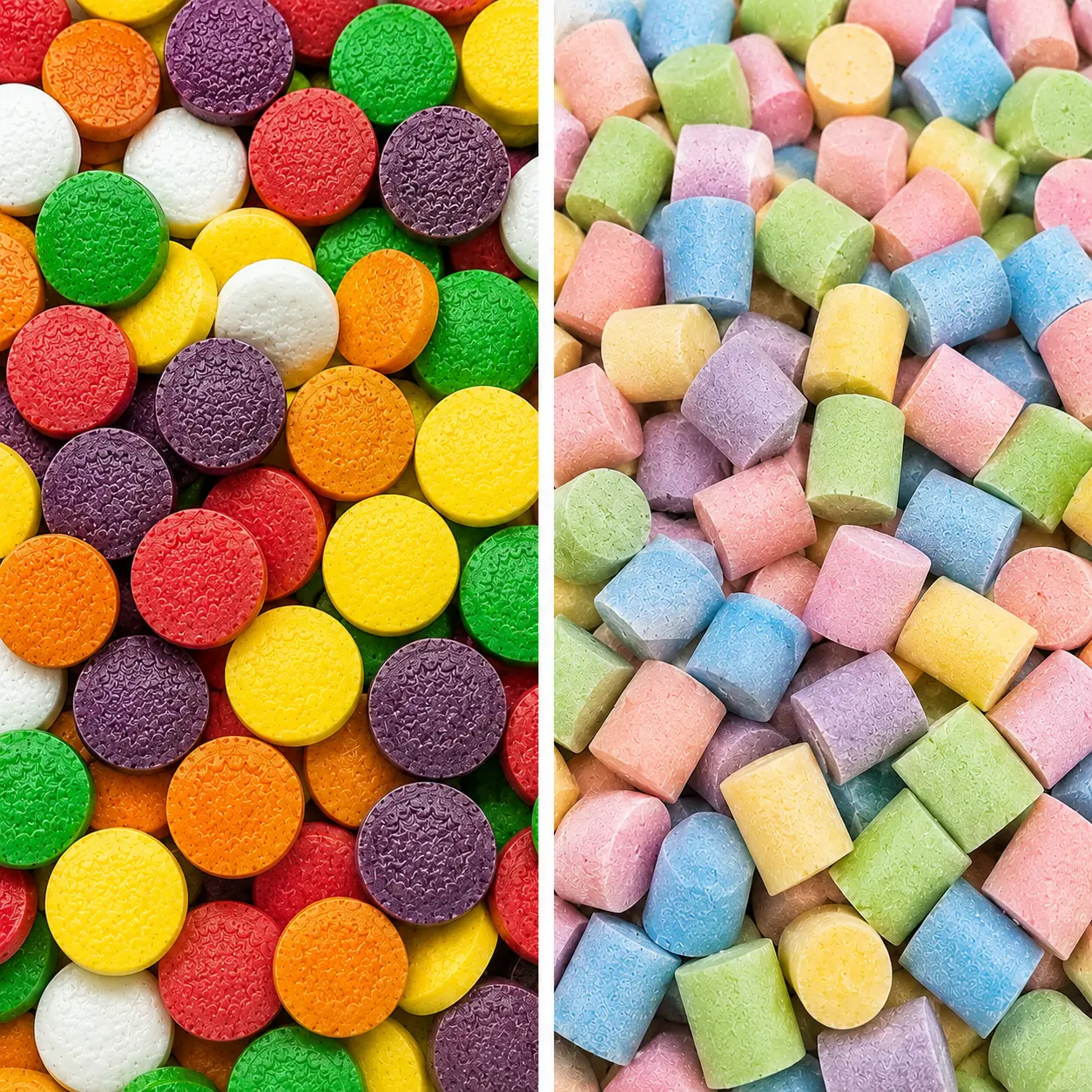 Nostalgic Tootsie Tarts & Tart N Tiny 1lb Bag - Grape, Lemon, Orange, Cherry, Lime & Blue Raspberry - Flavours Perfect For Halloween & Christmas Parties