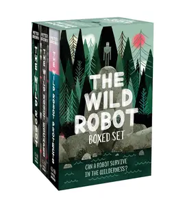 The Wild Robot Series: The Wild Robot +Protects +Escapes by Peter Brown-Paperback