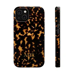 tortoise shell design customized initials