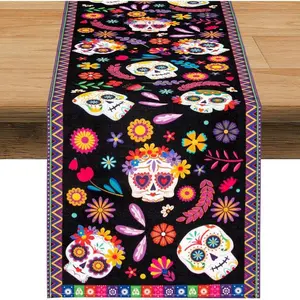 Dia De Los Muertos/Day of The  Decorations for Alter Table Runner Mexican Ofrenda Party Decor