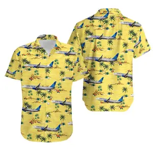United Airlines Boeing 737-824 Hawaiian Shirt for Men Women and Kids, Funny Breathable & Comfortable Tropical Outfit, Perfect Gift for Him And Her, Summer Vacation