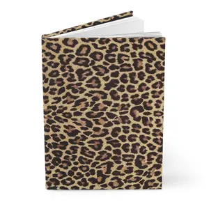 Leopard Print on Hardcover Journal Matte