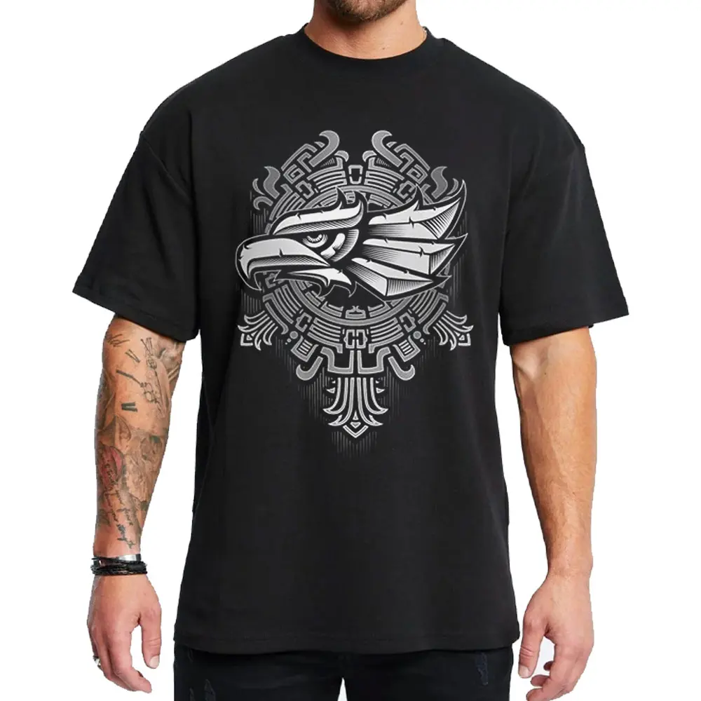 Aztec Warior Chicano Brown Pride Chicana Style Graphic Tee Cotton Cholo Lowrider Streetwear Hoodie Sweatshirt for Men and Women