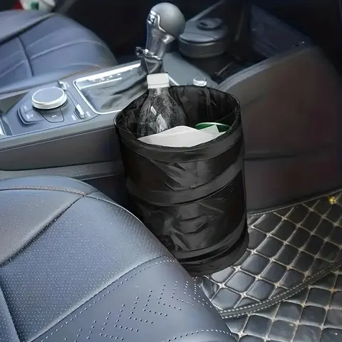 Portable Foldable Car Trash Can, Auto Trash Can, Garbage Can For Car, Large Capacity Car Storage Bag, Car Interior Accessories for Car Stowing & Tidying, Car Organizer, Car Organization Supplies