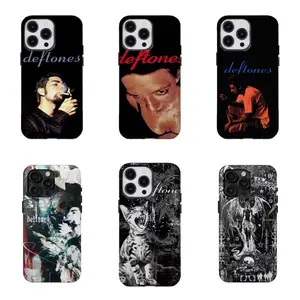 Deftones Inspired Rock Band Phone Case Vintage Rock Music Compatible for iPhone 17 16 15 14 13 12 11 and for Samsung  S21-S25 Gift for Her/Him  Gift for Fans