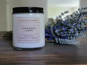 8 oz. Lavender Linen Candle