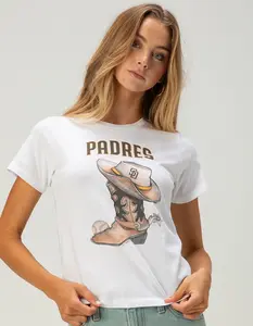 TINY TURNIP San Diego Padres Cowboy Boot Womens Tee