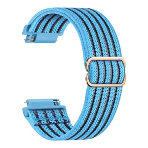 Nylon Braided Watch Band (Band Only), 1 Count Adjustable Breathable Watch Band for Samsung Galaxy Watch