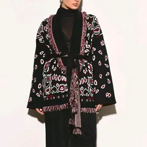 Paisley Knitted Cardigan