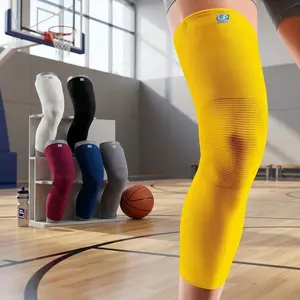 Compression Sleeve Leg Full Length for Sports, Cycling, Running, Basketball - Supportive Breathable Athletic Gear for Men and Women (Sizes S-XL) Perfect for Workout, Gym, Training, and Recovery