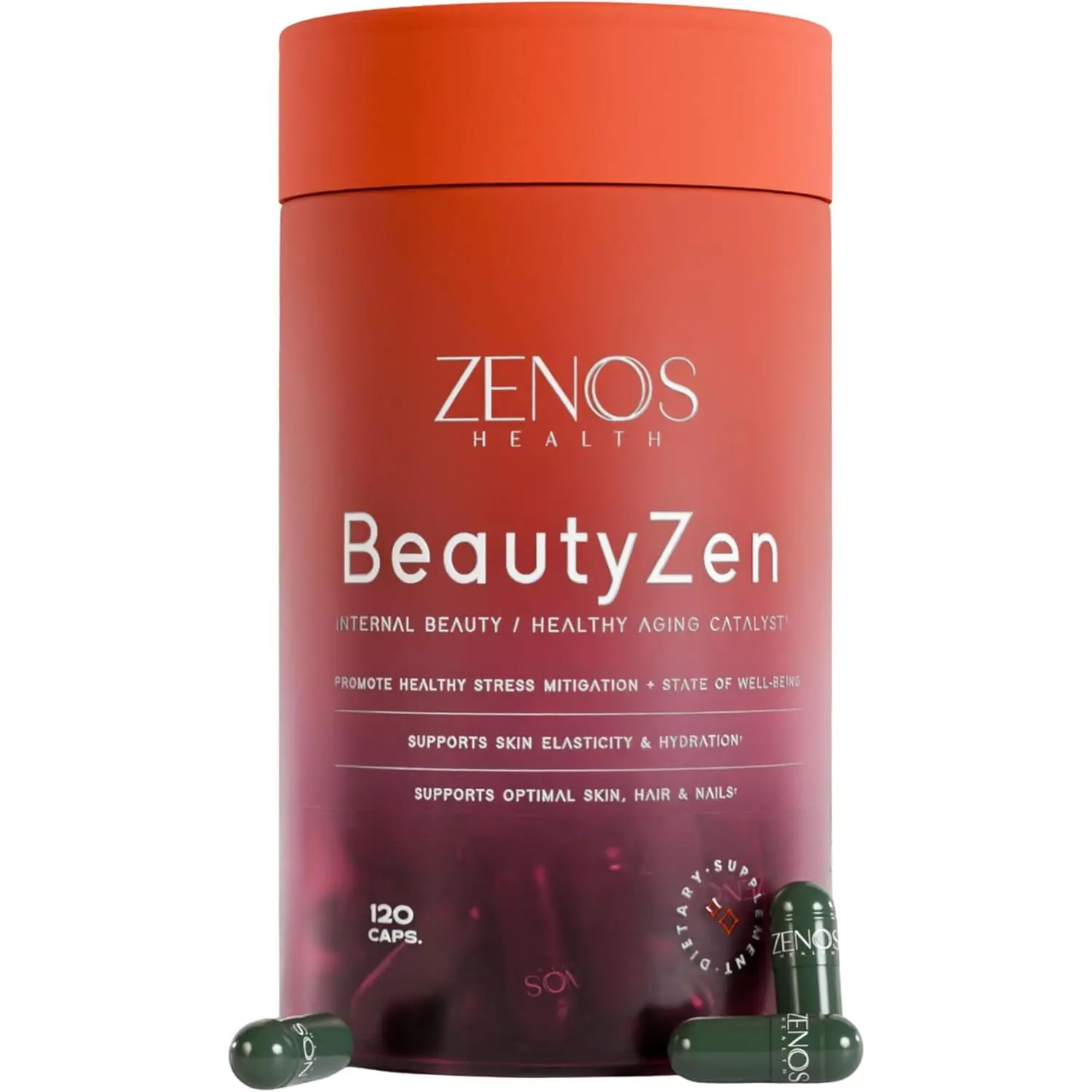 BeautyZen - Beauty Supplement for Hair Growth with DHT Blocker, Biotin Collagen Keratin & Antioxidants Supplement, Androgen Blocker, Anti Aging, Keratin Complex - Made in USA, 120 Caps