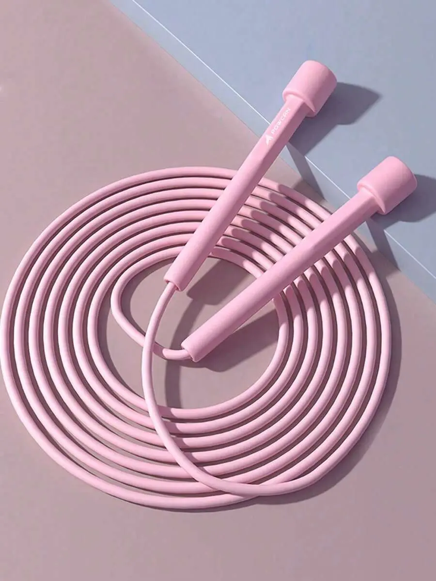 SLAYFIT Adjustable Jump Rope, Unisex, Suitable For Aerobic Fitness, Gym Workout, Made Of PVC With Plastic Handles, Lightweight And Fast For Outdoor Fitness, Sports Training And Competition