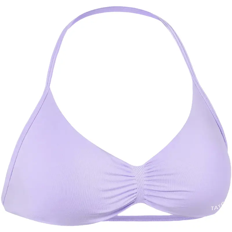 TAYOEA Women's New Solid Color Gym Sports Bra, High-Stretch Backless Padded Workout Bras for Fitness & Yoga, Multiple Color Options, Gymswear, Exercise Bra, Sportswear Bra