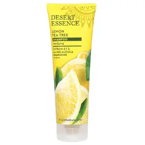 Desert Essence Shampoo, Lemon & Tea Tree, 8 fl oz (237 ml)