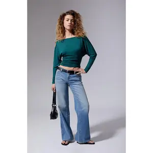 Third Charm Women's Ember Off-The-Shoulder Long Sleeve Top