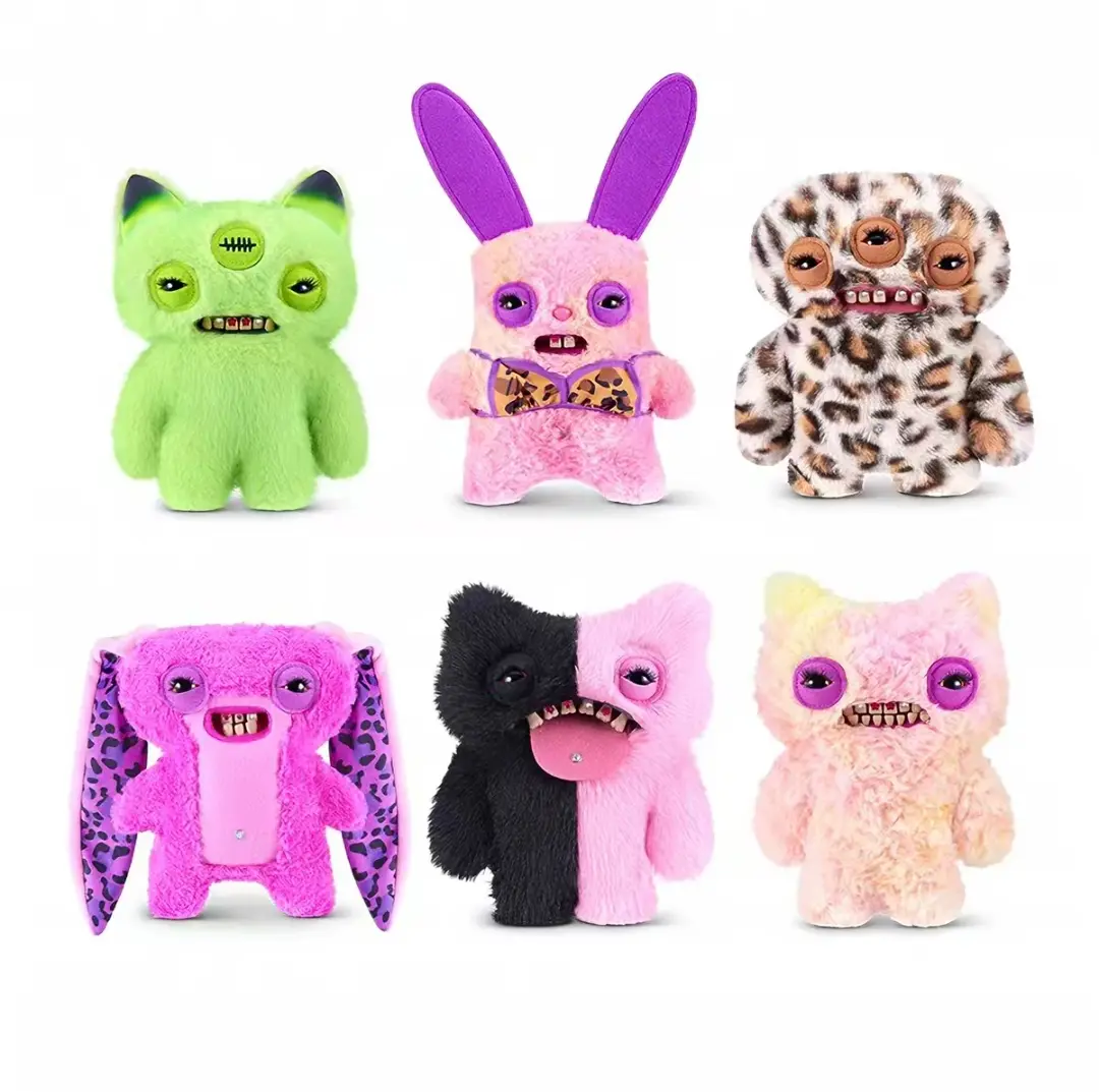 Fuggler "Baddies" - Y2K Aesthetic Ugly Mystery cystal &eyelashes Collectible Plushie Fuggler "Baddies" - Y2K Aesthetic Ugly Mystery cystal &eyelashes Collectible Plushie
