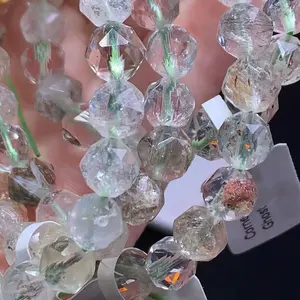 【faced garden quartz】small size bracelet gift