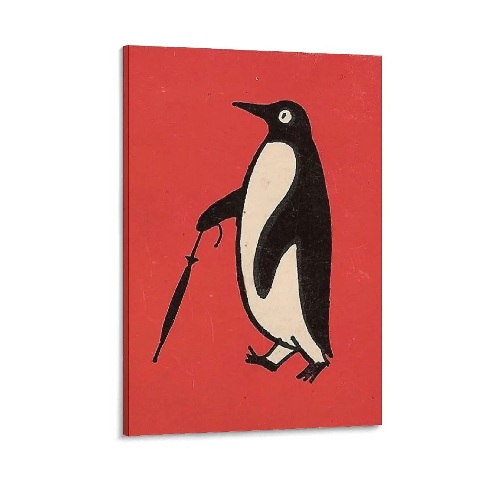 Ideal for A Trendy Room, This Cute Penguin Painting Poster Brings A Fresh, Cool Vibe. (7) Canvas Poster Bedroom Decor Sports Landscape Office Room Decor Gift Frames Ornaments