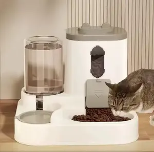 Automatic Dog Cat Feeder with Water Dispenser and Food Bowl for Pet Care Effortless Pet Care User Friendly Design Ideal for Busy Pet Owners