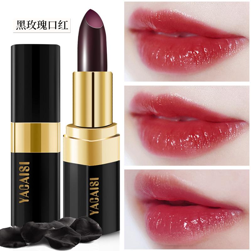 Yacaisi Red Cherry Healthy Temperature Changing Lip Balm Moisturizing Nourishing Fade Lip Lines Thousands of People Thousands of Colors Color Changing Lipstick Wholesale
