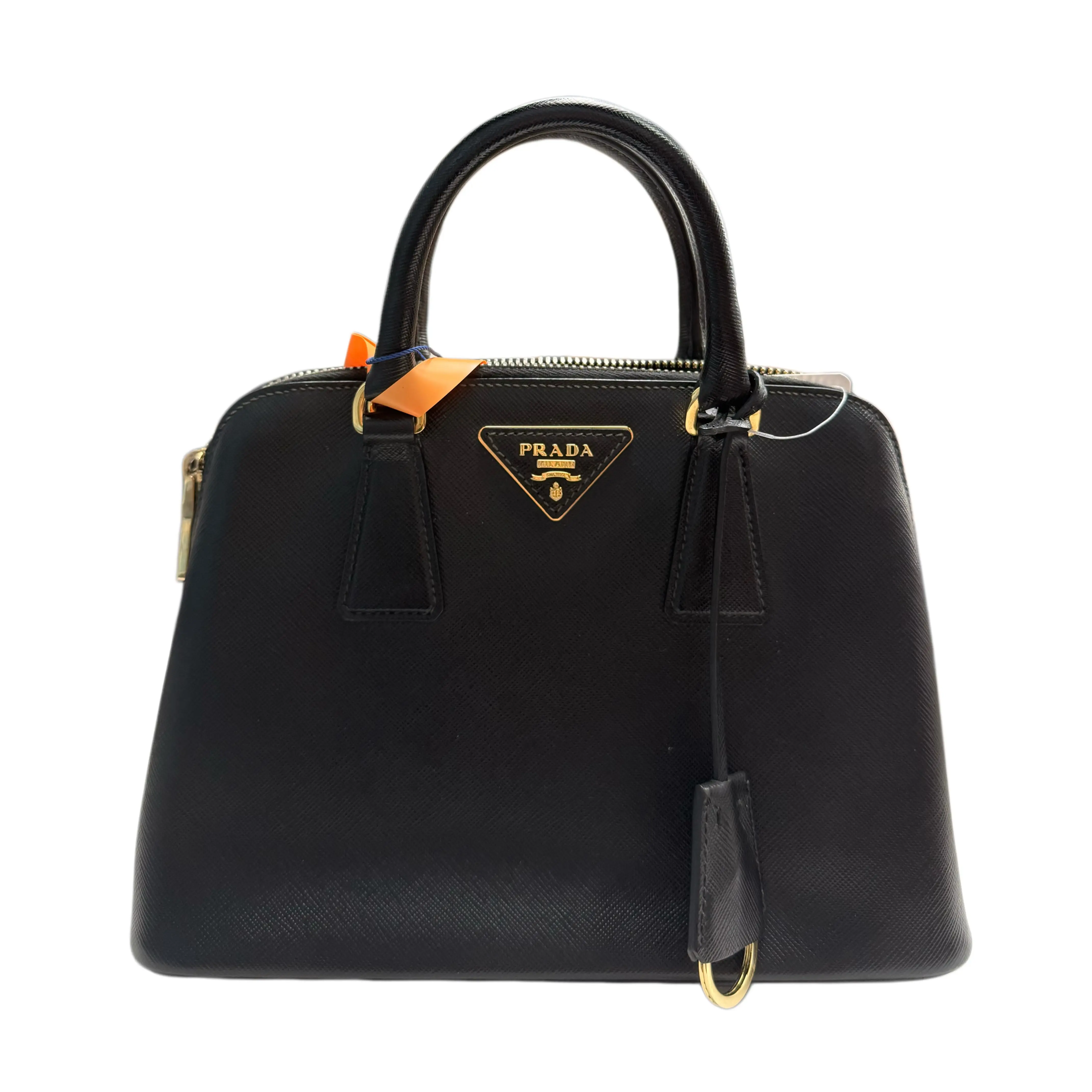 Pre-owned PRADA . Crossbody Bags Saffiano Dome Top Handle Crossbody Bag