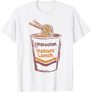 Men's Maruchan Instant Lunch Ramen Cup Art Logo T-Shirt Tee