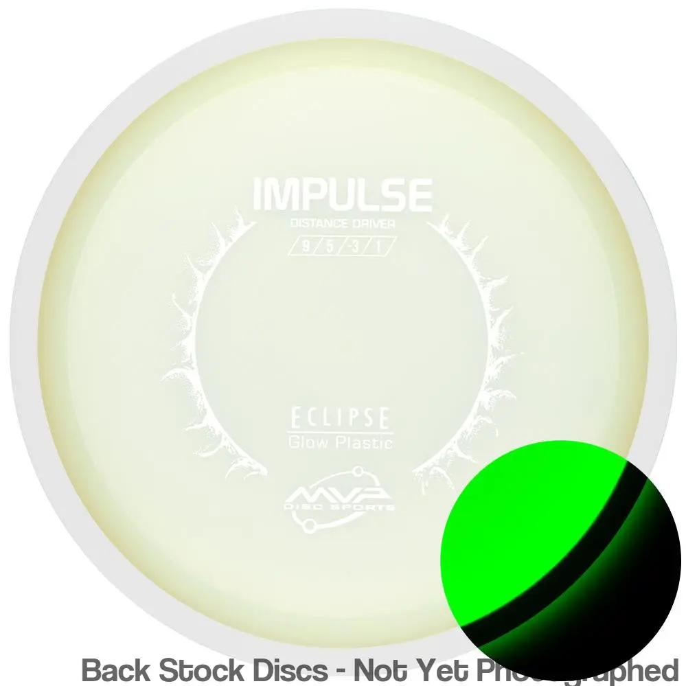 MVP PLC Eclipse Glow Impulse Distance Driver (Stock Stamp) [Back Stock Inventory - Disc and Stamp Color WILL VARY]