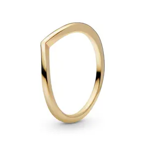 Pandora Polished Wishbone Ring