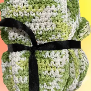 Wash rags/dish rag plus hand towel set Absorbent Crochet Kitchen Cleaning