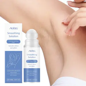 AURAG Underarm Soothing Roller - Post Shave & Hair Removal Recovery Treatment with Niacinamide & Licorice, Fast Absorbing, Non-Irritating for Smooth & Bright Underarms, 100ml