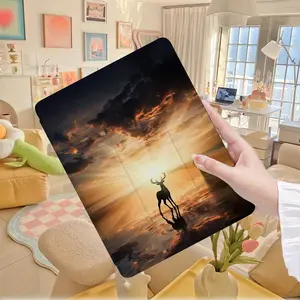 Deer Protective for ipad Cover with Integrated Pen Holder for Ipad 9.7/10.2/10.9/12.9/Pro 11/10Th Generation