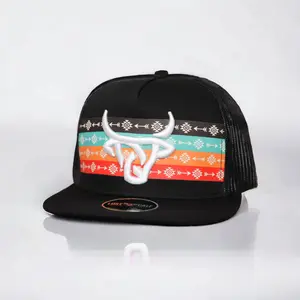 Lost Calf Arrow Flat Bill Trucker Hat