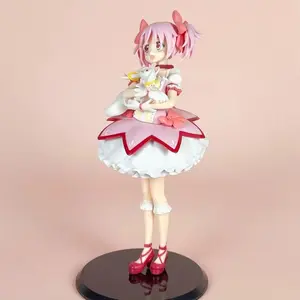 23-cm Pue-lla Magi Ma-doka Magi-ca Kaname Madoka Anime Girl Figure Model Gk Statue Boy Collection Desktop Decoration Ornament Toy