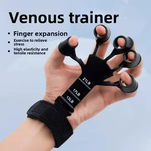 2 Pack Hand Grip Strengthener for Finger Wrist Forearm Training, Finger Flexibility Rehab Equipment, Improve Grip Strength & Arm Muscle, Fitness Exerciser for Men Women