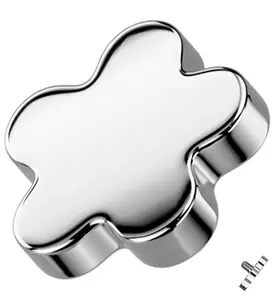 Bubble Flower Titanium Internally Threaded Top